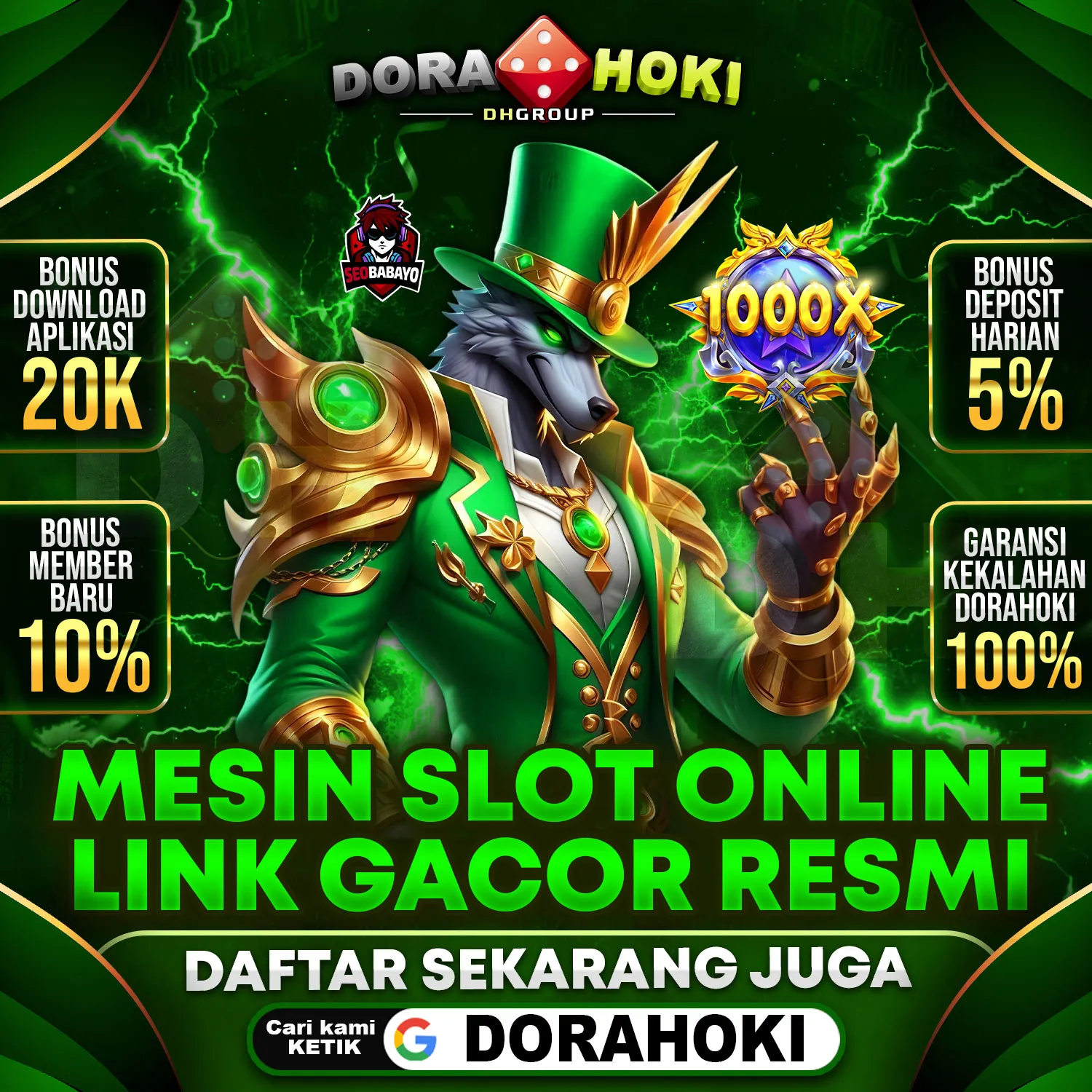 DORAHOKI: Mesin Slot Online Resmi Link Gacor Gampang Menang Malam Ini